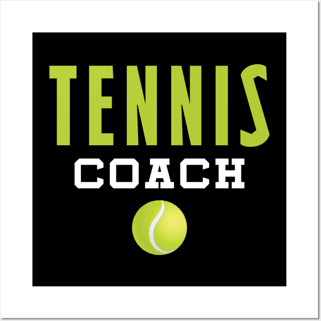 Tennis coach Wall Art by Mamon